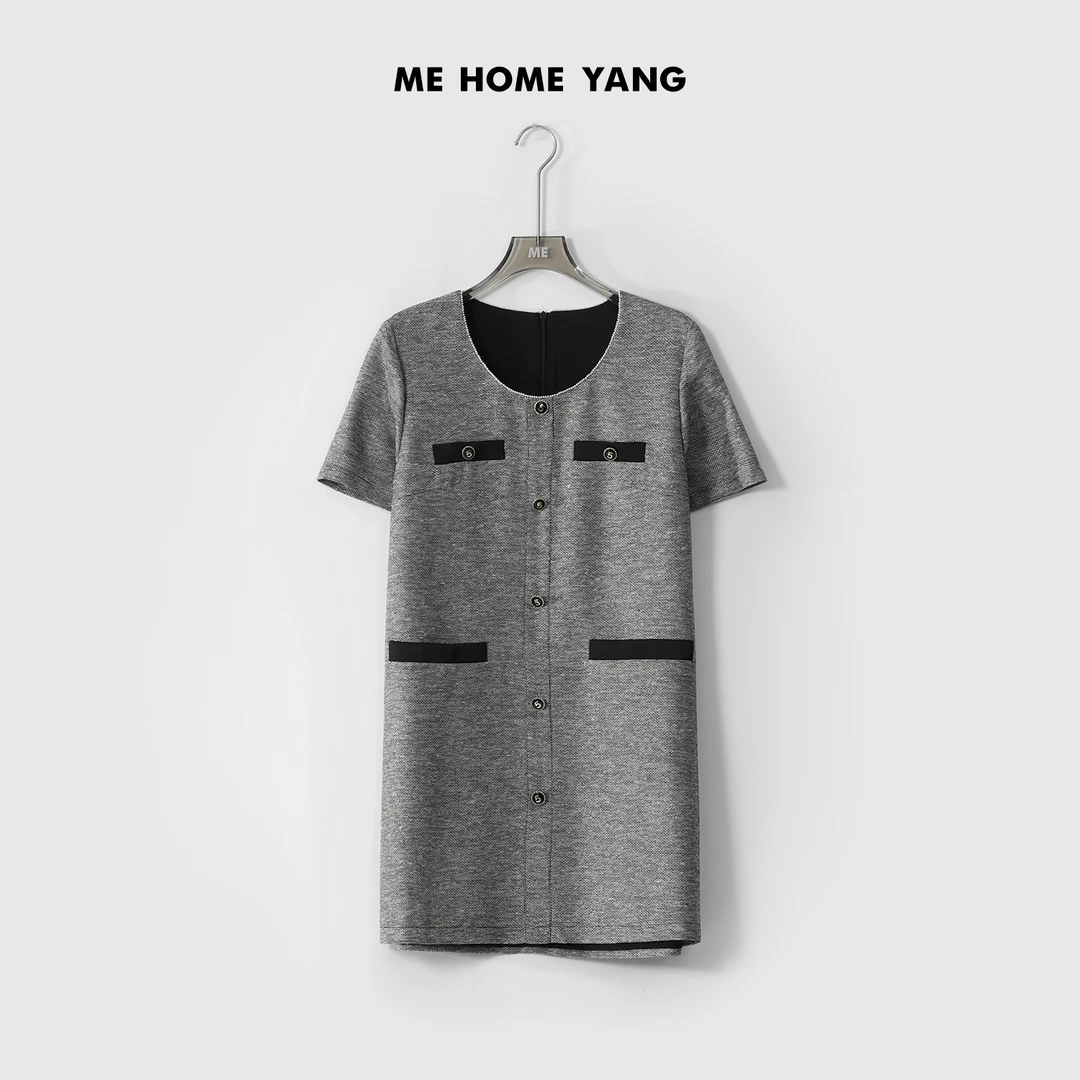 ME【小香风连衣裙】夏季新款时尚女士显瘦气质连衣裙MEQS2636