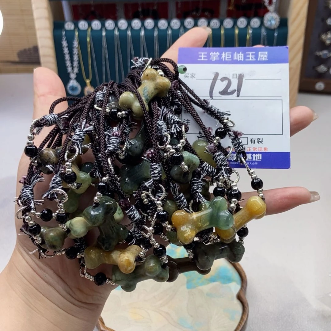 岫玉未镶嵌吊坠吊坠多样性，发一个