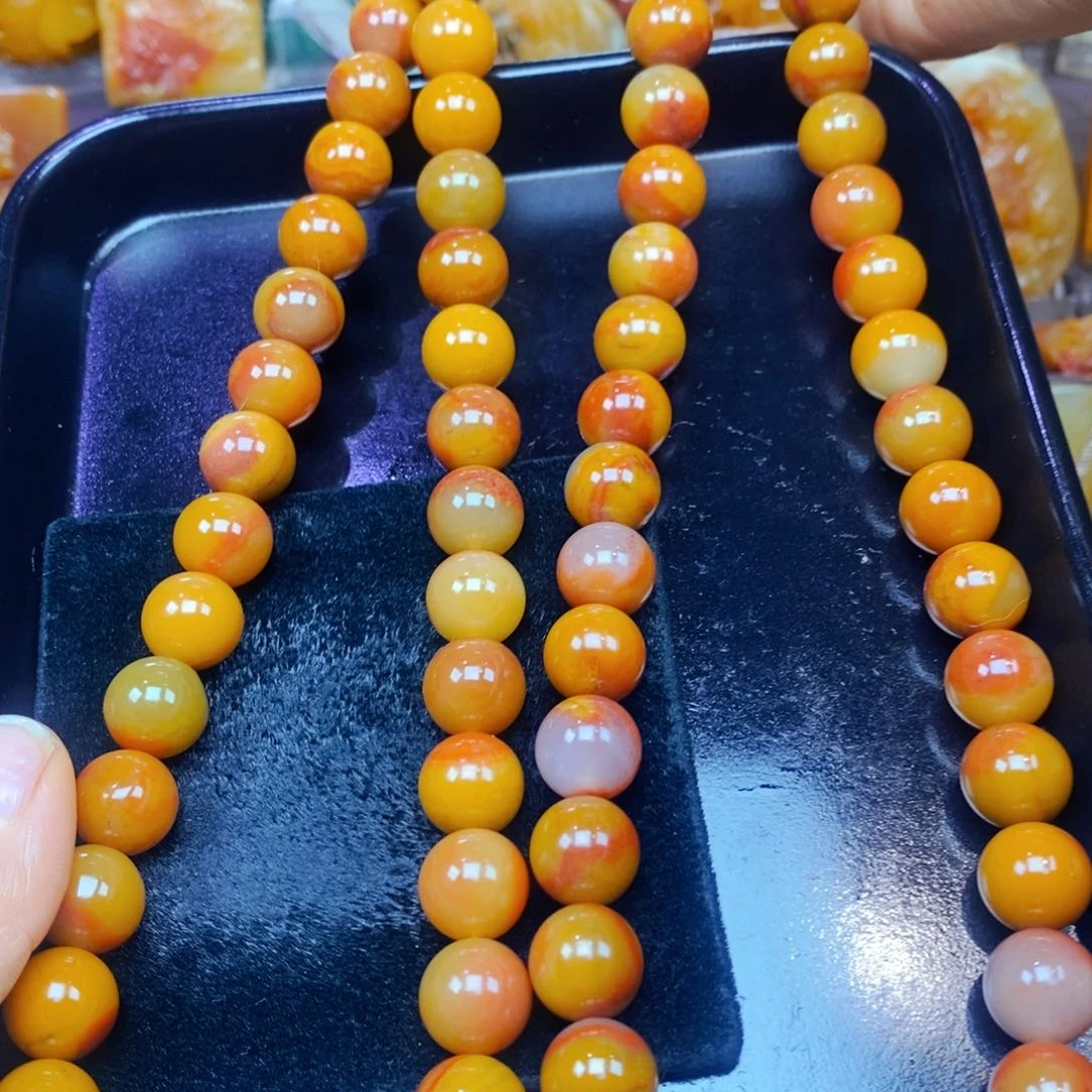 未镶嵌石英质玉（黄龙玉）吊坠(不含链)