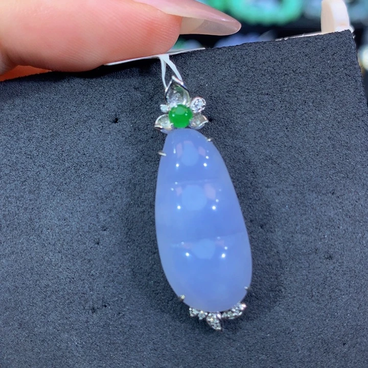 18K金镶嵌手链翡翠翡翠