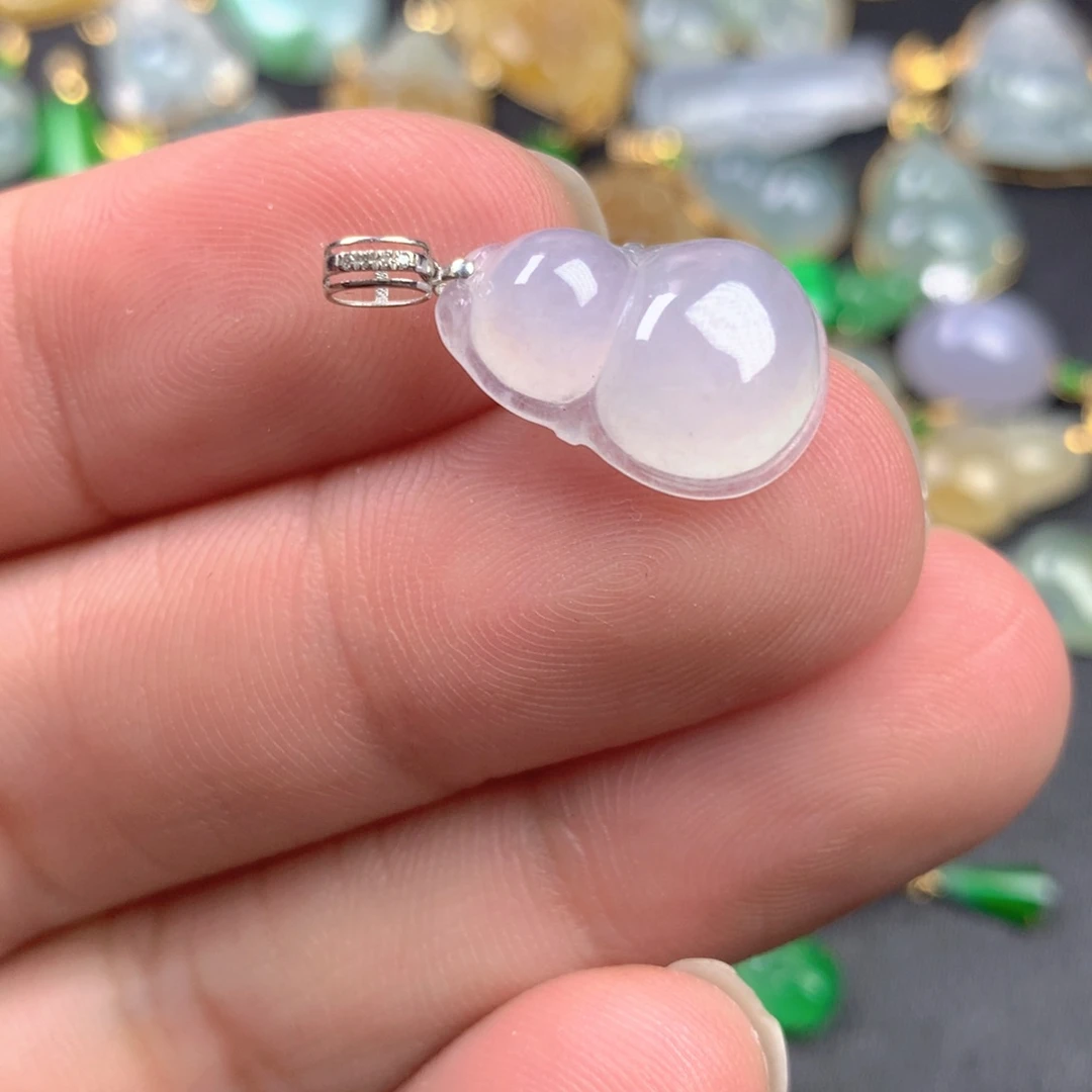 【闪购商品】颈饰18K金镶嵌翡翠翡翠