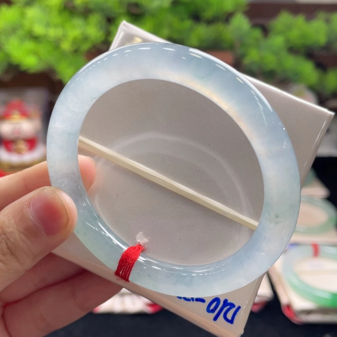 翡翠未镶嵌手镯14号