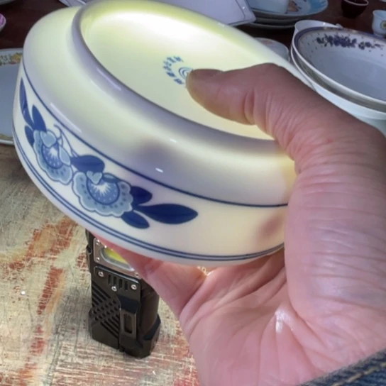 瓷片陶瓷陶瓷釉中彩特殊款