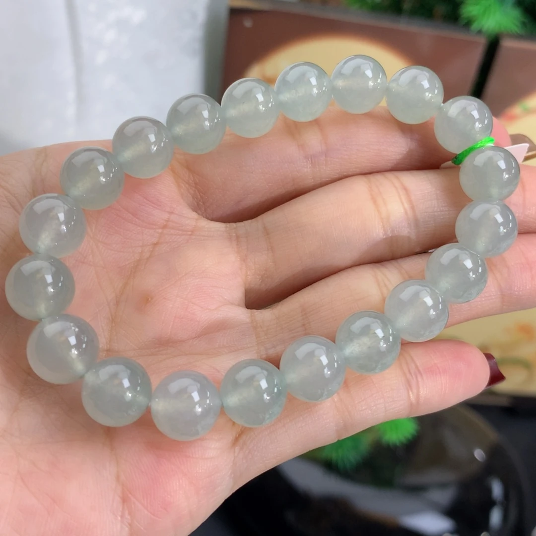 翡翠未镶嵌手串卡9.5冰种晴手串