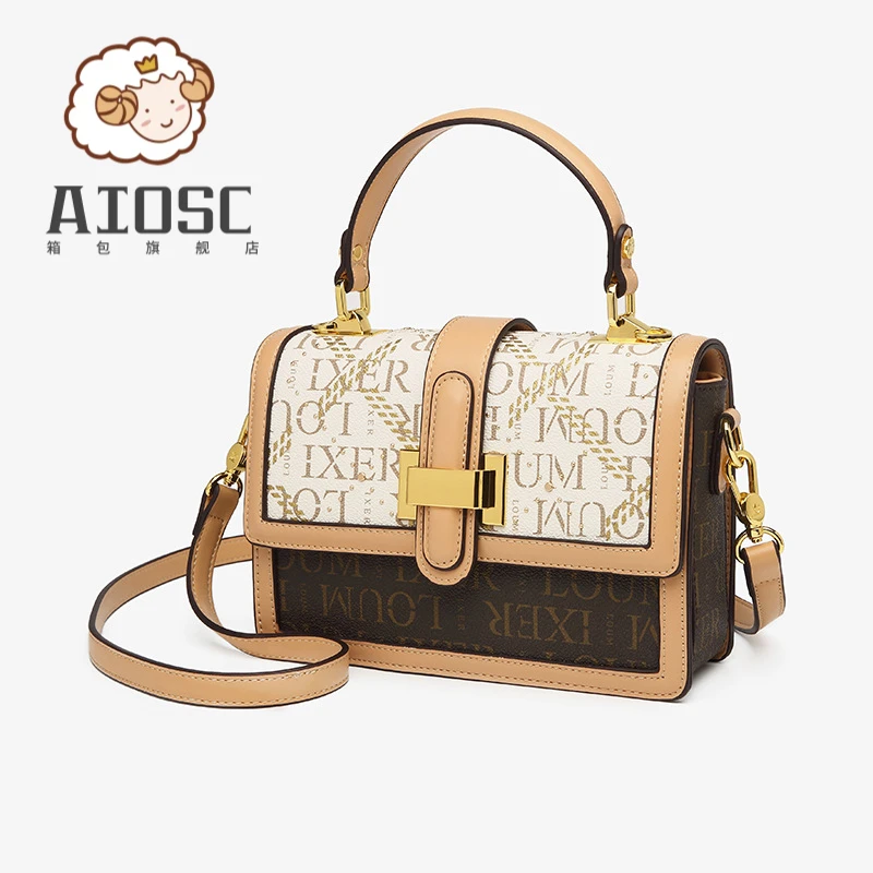 AIOSC包包女包2025新款轻奢百搭女士手提包单肩斜挎包时尚洋气款