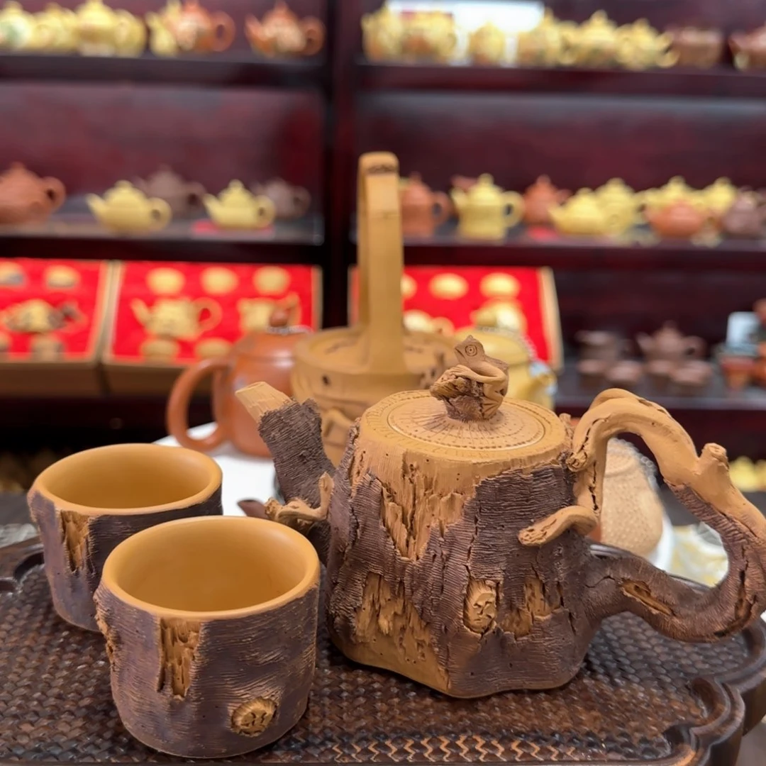 【闪购商品】紫砂茶壶枯木青蛙