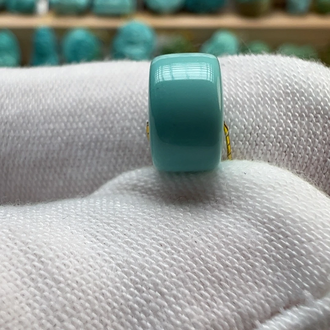 绿松石未镶嵌配饰9.2×5.5