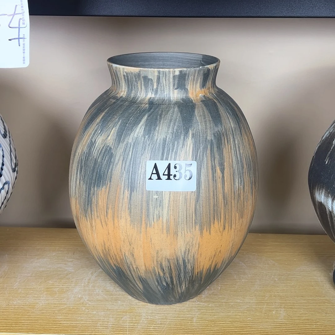 陶瓷435花瓶摆件创意的