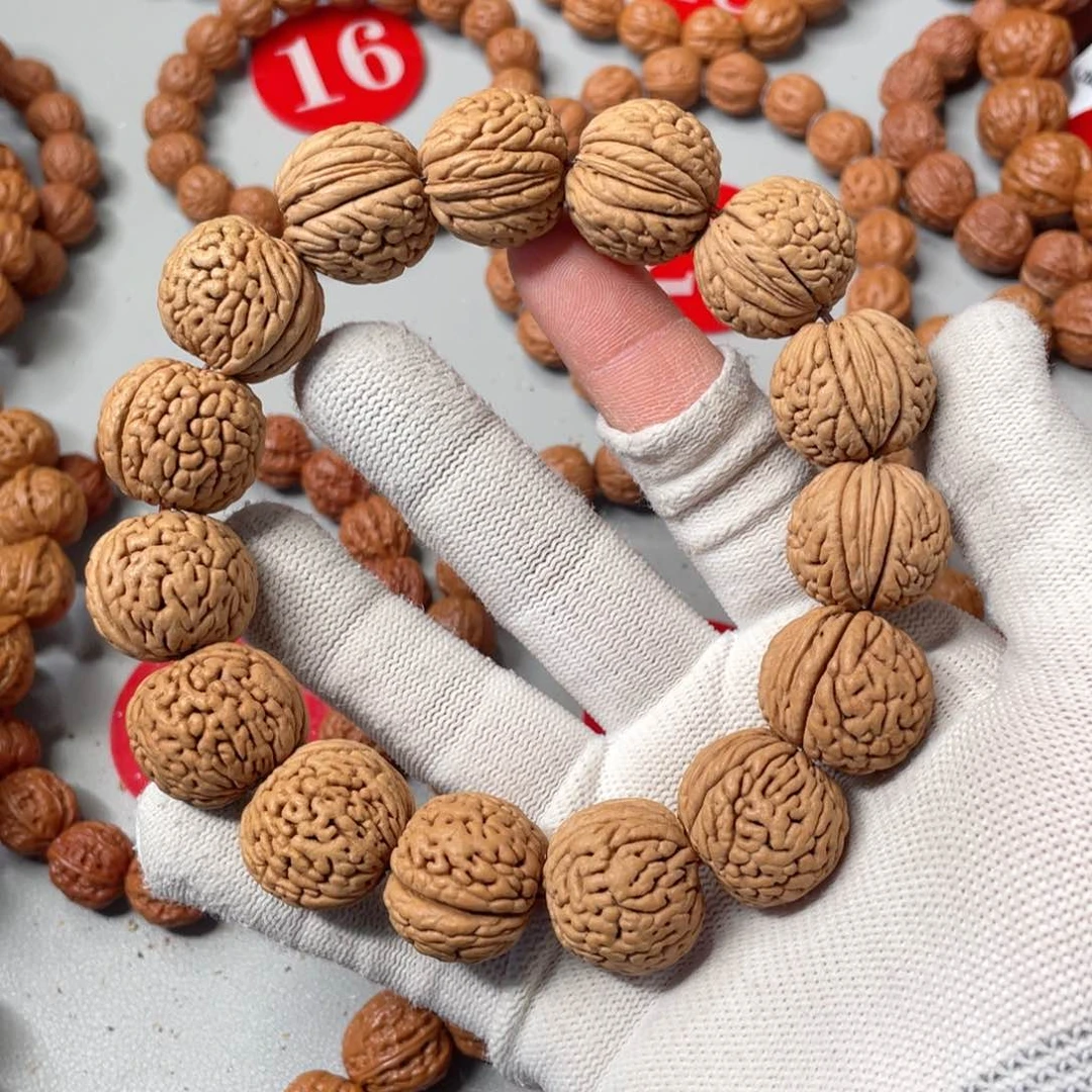 文玩核桃手串用****123mm龙鳞恭喜久