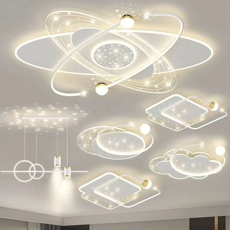 中山灯具大气智能客厅主灯现代简约led吸顶灯套餐2025新款卧室灯