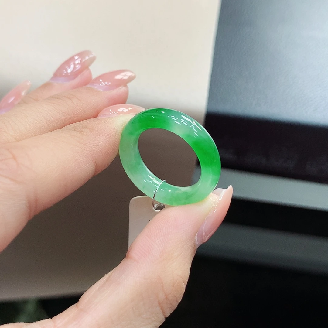 未镶嵌戒指翡翠14号