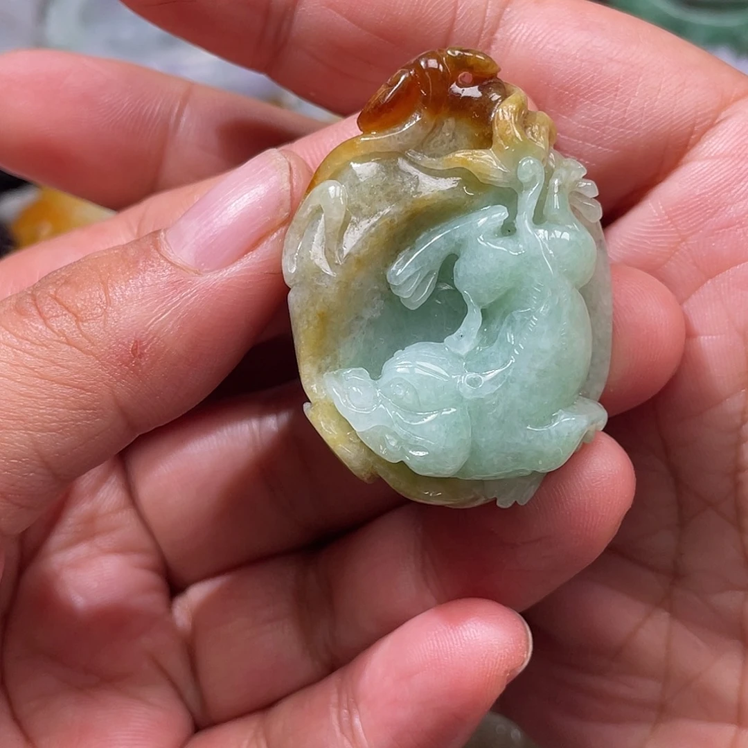 颈饰未镶嵌翡翠翡玉缘翡翠