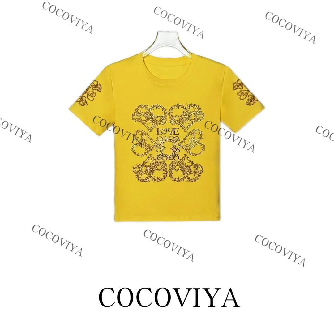COCOVIYA 2025设计感春夏打底时尚百搭休闲上衣26C-150