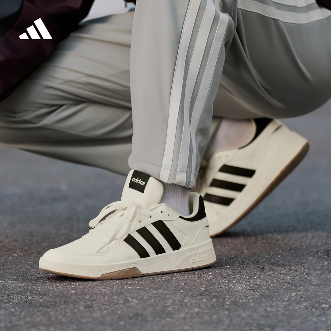 流光风 阿迪达斯官方 COURTBEAT场下篮球休闲板鞋男女新款 KI6783