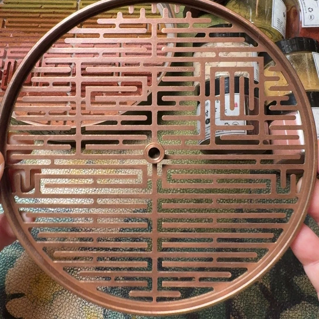 15cm红铜篆福寿篆