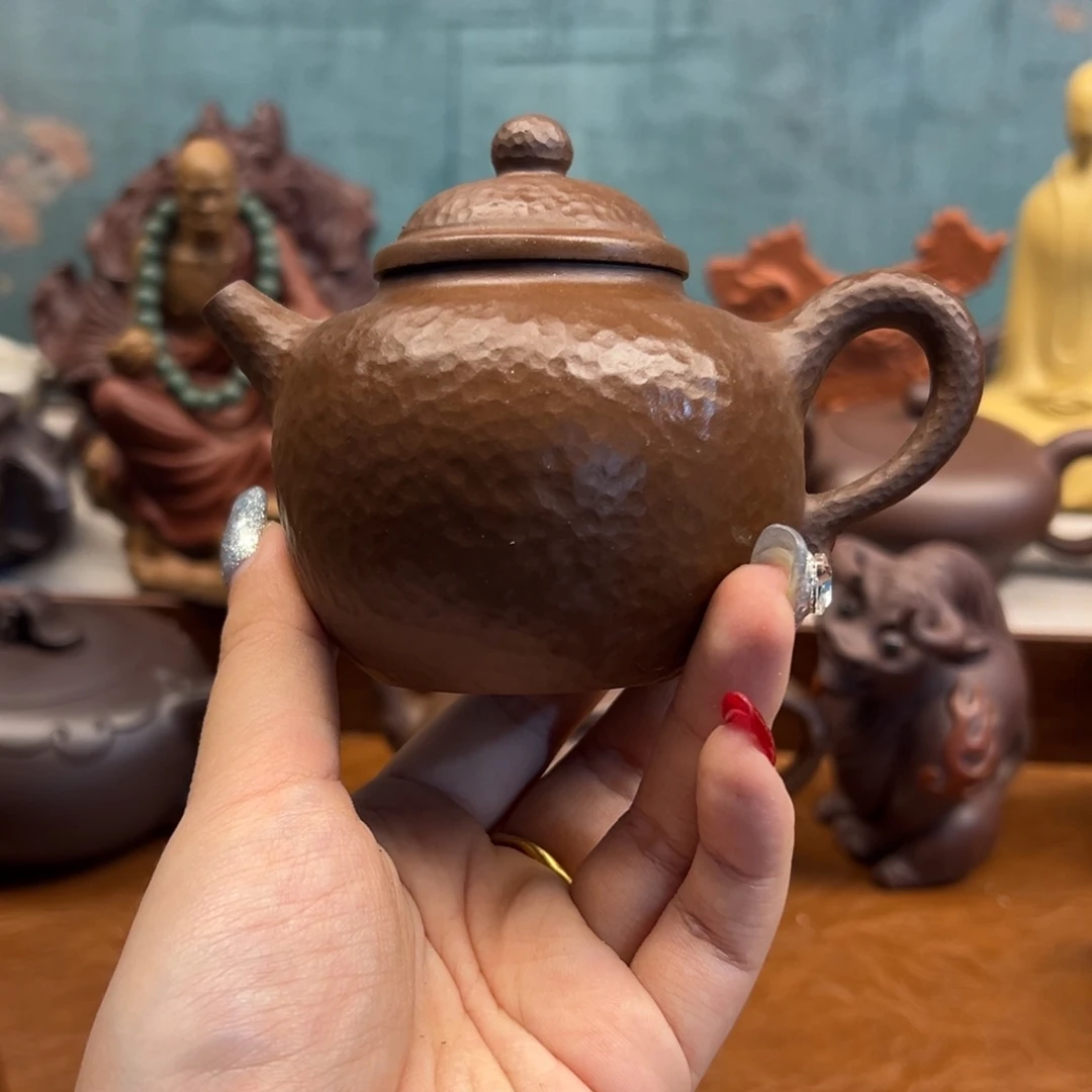 哈***3紫砂茶壶紫砂雕宠小器高品