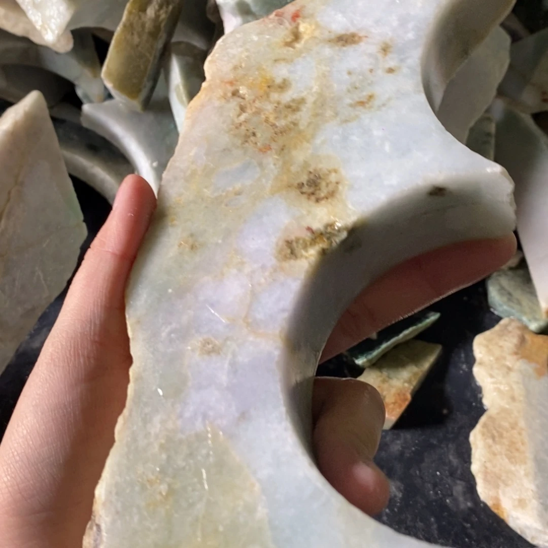 颈饰未镶嵌翡翠天然翡翠