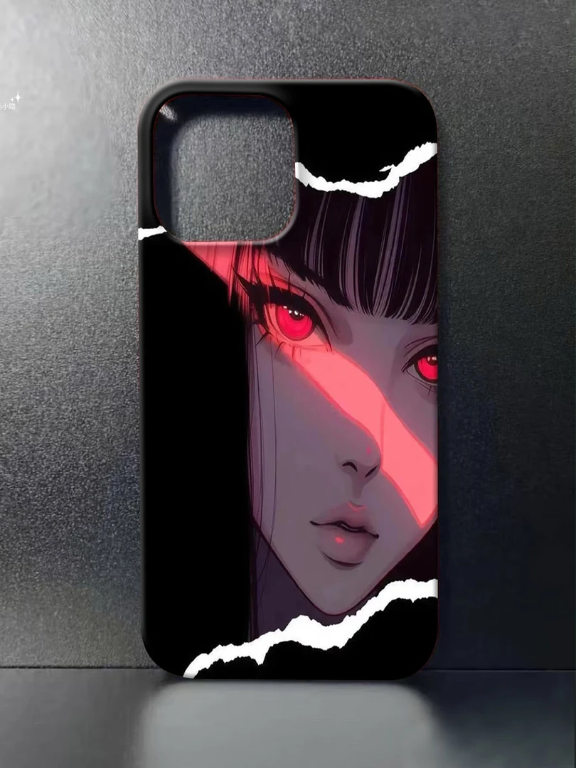 动漫发光少女手机壳适用于苹果16promax17华为荣耀vivo小米等