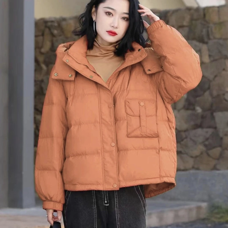 玛罗兰 鹅绒反季+底价 小口袋鹅绒服外套8803