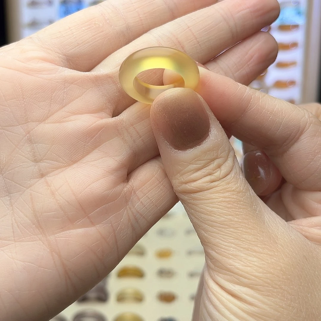 玛瑙/玉髓戒指未镶嵌