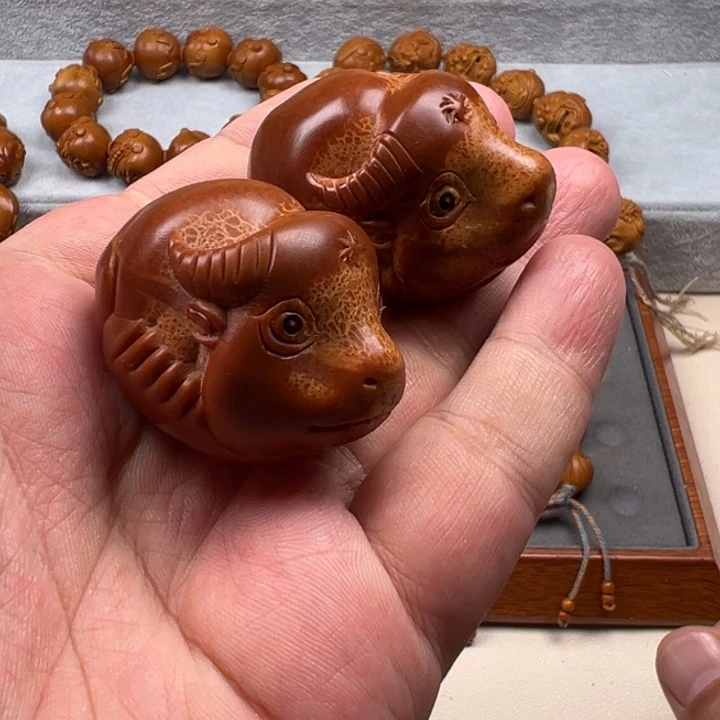 夜***雨橄榄核手串橄榄核雕工艺制作