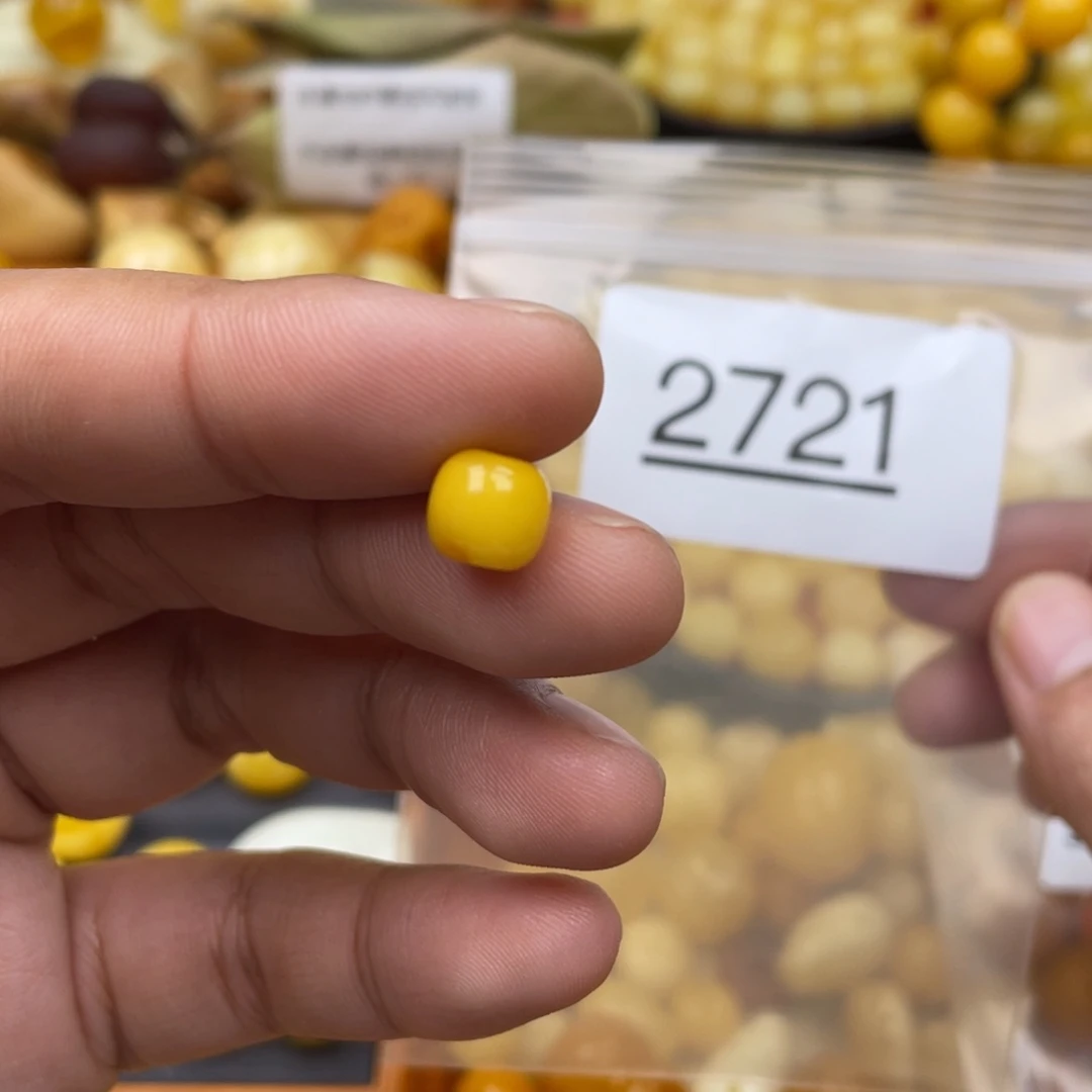 琥珀珠宝奇石未镶嵌8m