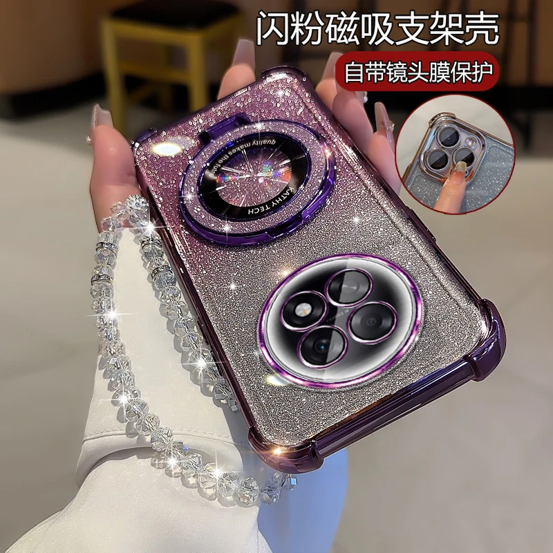 适用oppoa6gt手机壳女网红新款Oppo0PP0A6GTPLL110闪粉软壳高级感