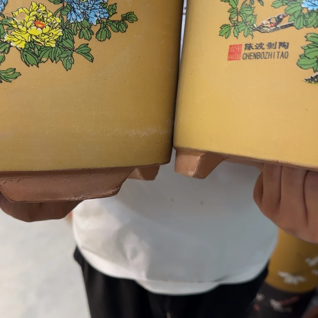 紫砂花盆口径14.17口径