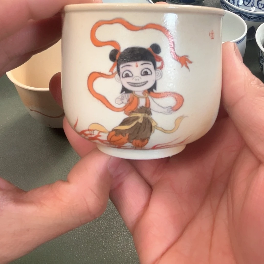 杯青花瓷器青花瓷器