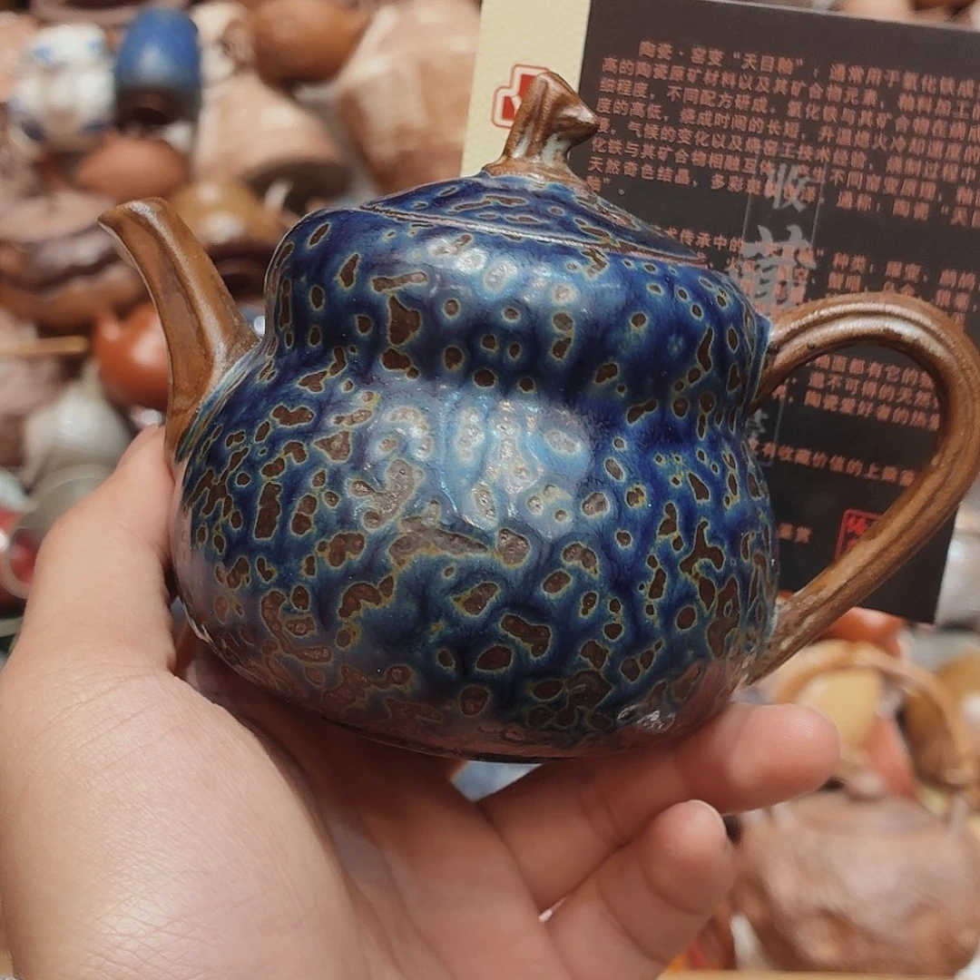 柴烧老岩泥高温茶器皿