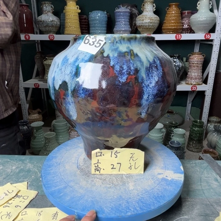 陶景德镇陶瓷花盆花器635
