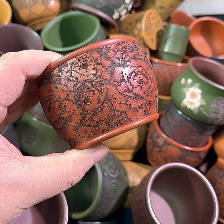 茶杯紫砂全手工紫砂主人杯