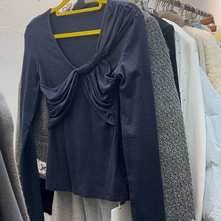 今天新款 藏蓝色打底S