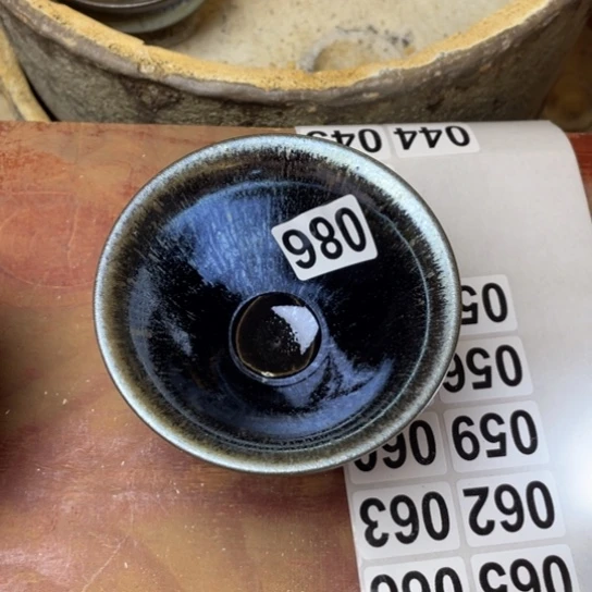 茶盏一****福沐雨茶器柴烧主人杯