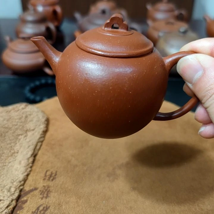 紫砂茶壶宜兴紫砂壶半手工拍打