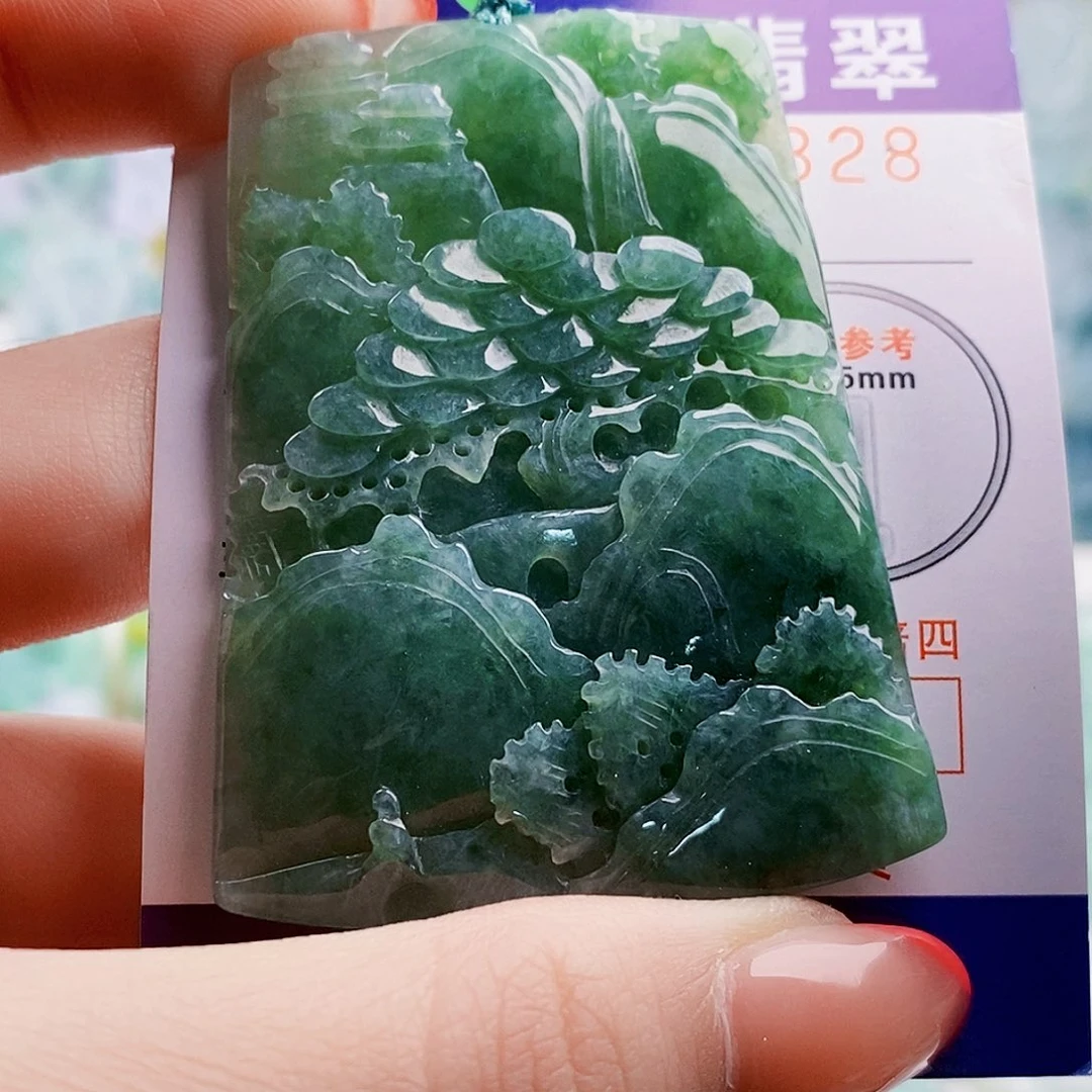 吊坠(不含链)未镶嵌翡翠萍*