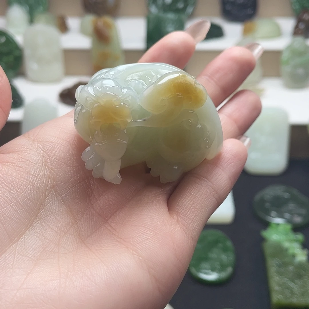 和田玉未镶嵌吊坠(不含链)