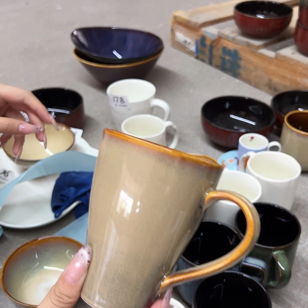 新骨瓷80微瑕曼谷棕瘦瘦杯