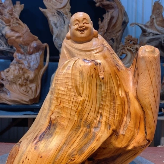 柏木（崖柏）根雕摆件