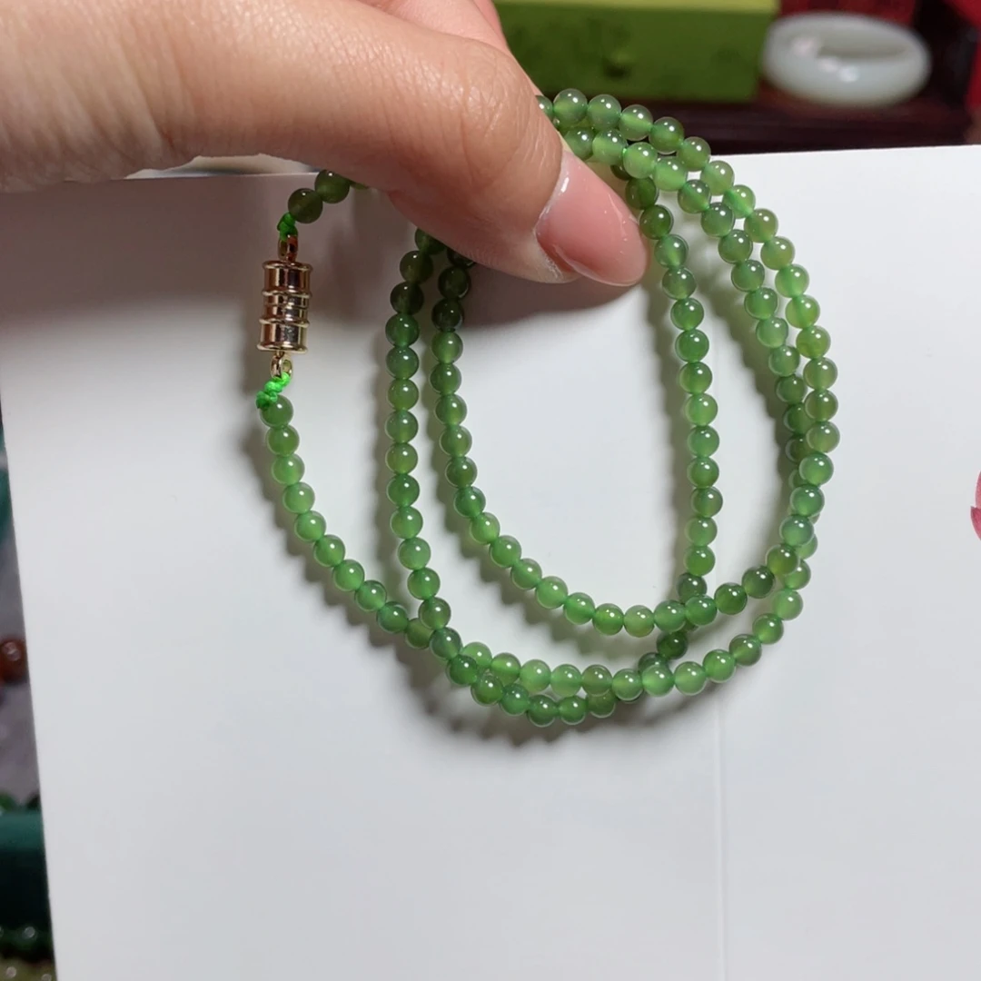 和田玉颈饰未镶嵌暖