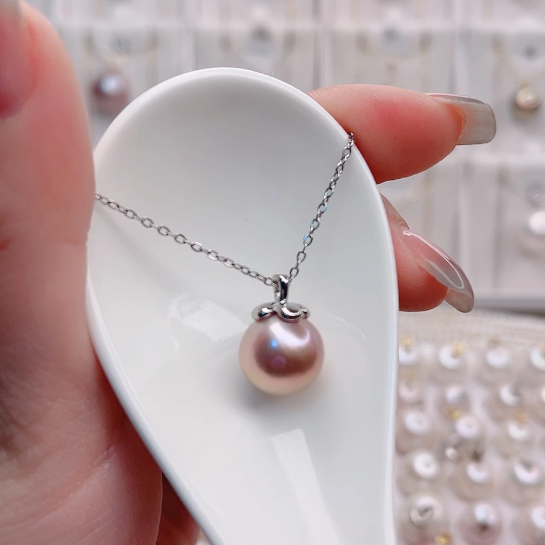 淡水珍珠未镶嵌吊坠(赠链)