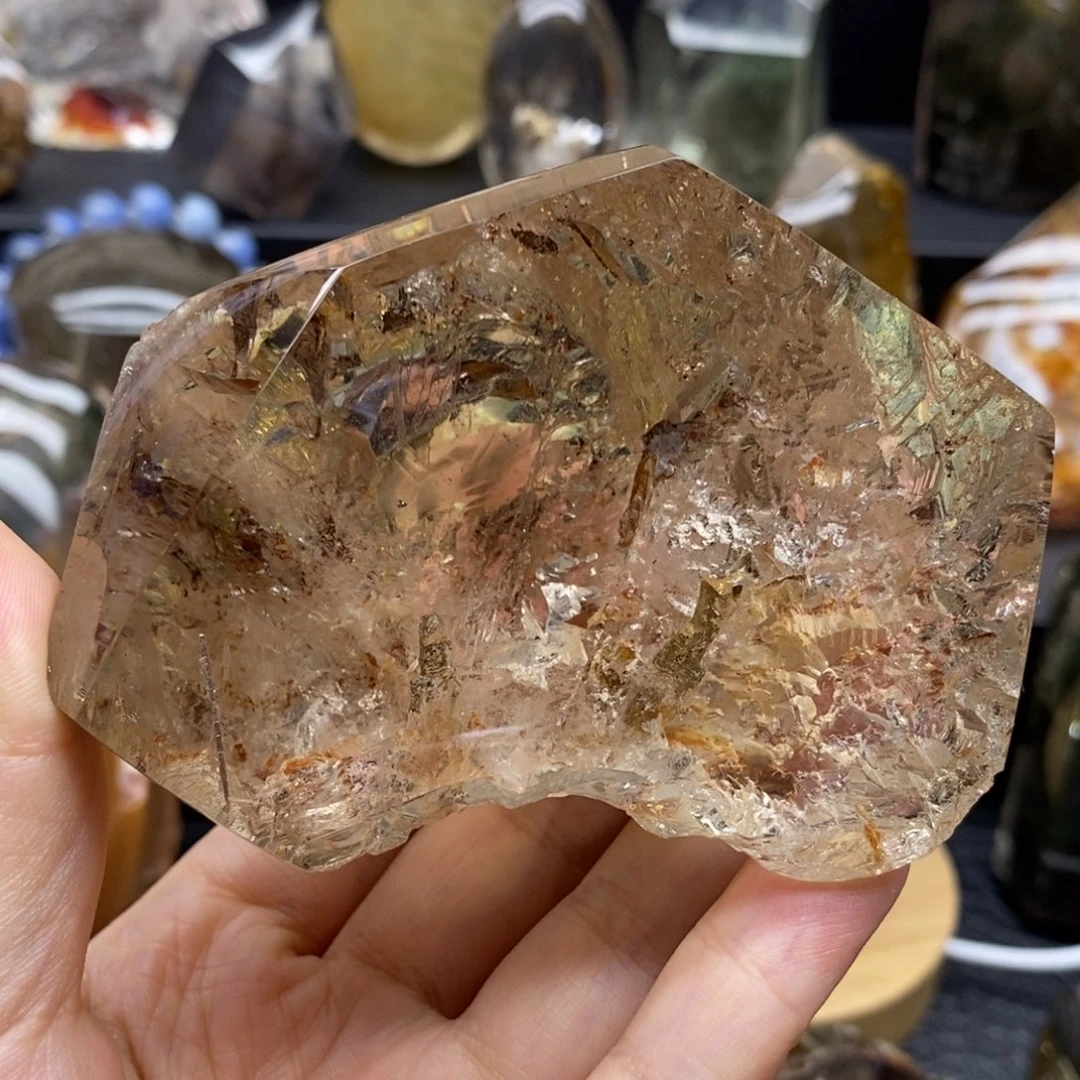 汉***出水晶珠宝半成品未镶嵌