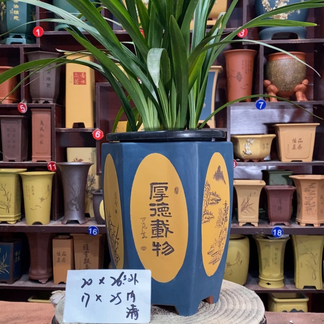 紫砂花盆紫砂花盆