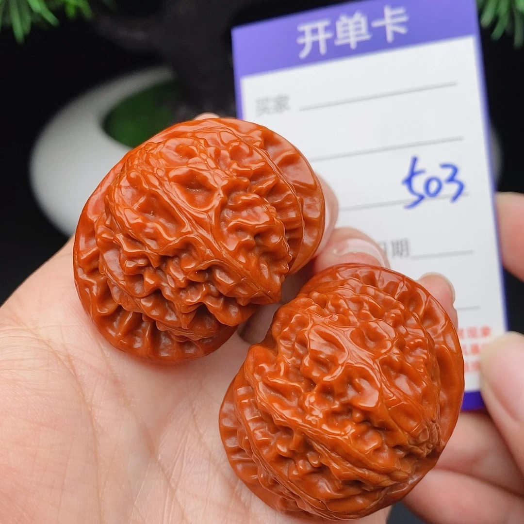 文玩核桃把件42宫灯503