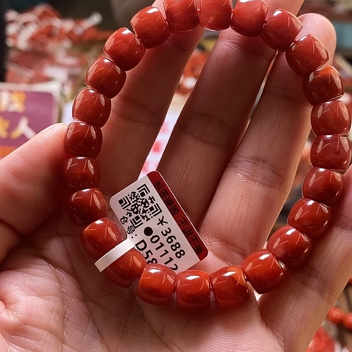 未镶嵌手串南红玛瑙