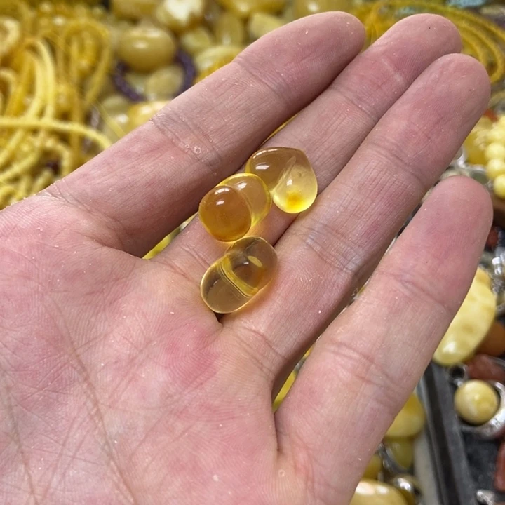 裸石蜜蜡未镶嵌多样性发货其一