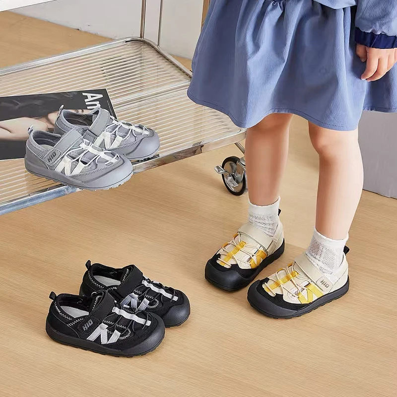 儿童运动鞋2025夏季新款男童韩系休闲透气登山鞋女童软底溯溪鞋潮