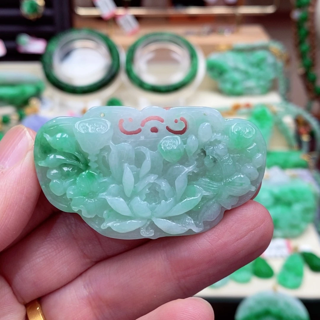 颈饰未镶嵌翡翠翡翠吊坠