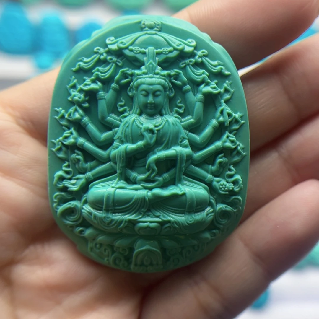 绿松石雕刻未镶嵌