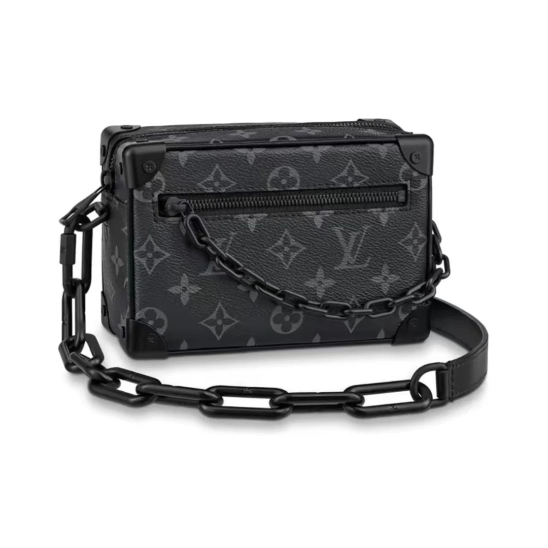 99新 LouisVuitton/路易威登 soft trunk黑盒子 原盒尘袋闲置